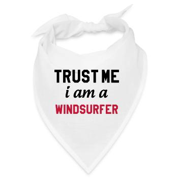 Windsurfen / Windsurfer / Windsurf / Windsurfing - Bandana - Weiß - Vorne