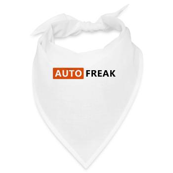 AUTO FREAK - Bandana - Weiß - Vorne