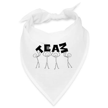 Team - Bandana - Weiß - Vorne