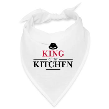 King of the Kitchen - Bandana - Weiß - Vorne