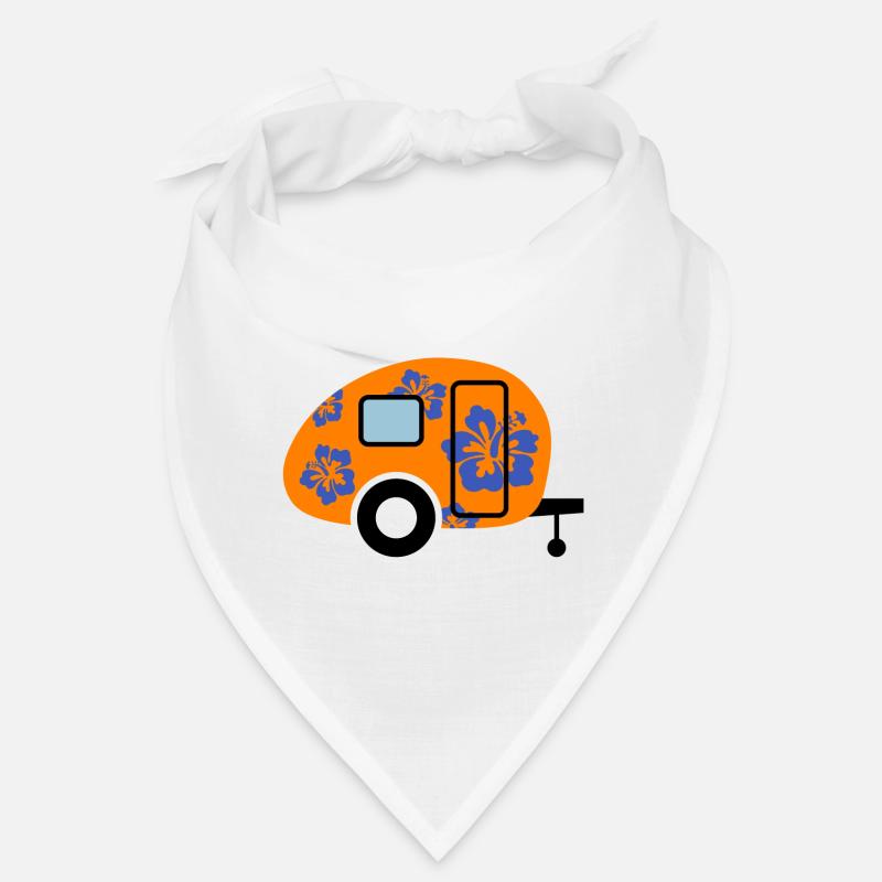Hibiskus Caravan Wohnwagen Campingplatz Camper Bandana