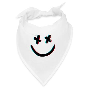 DEAD SMILE 3D - Bandana - Weiß - Vorne