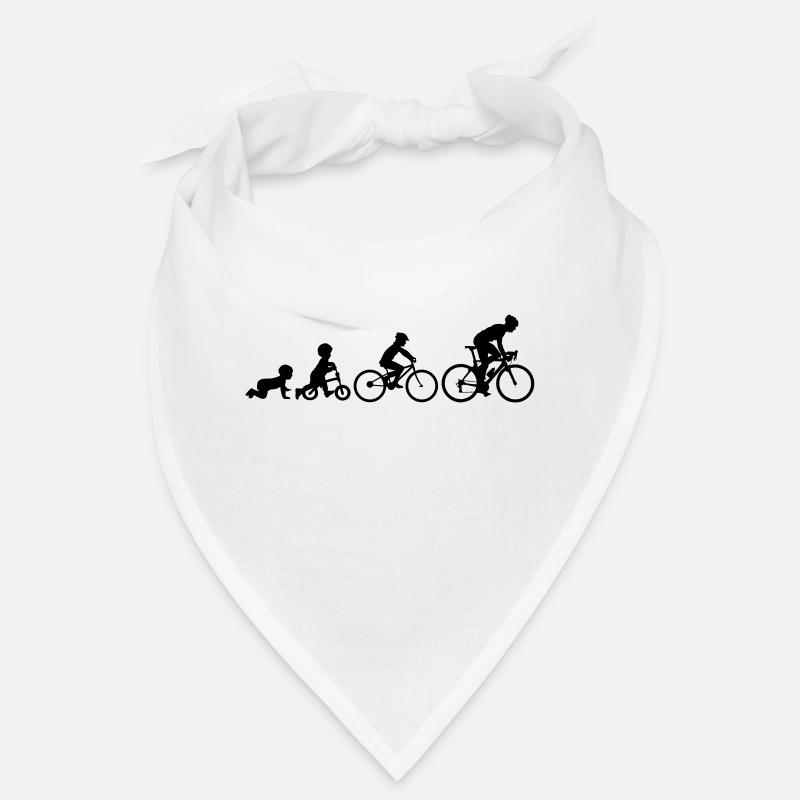 Radfahrer Evolution Fahrrad Biker Fahrradfahrer - Bandana - Weiß