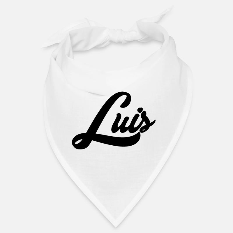 Luis Name Schwarz Bandana