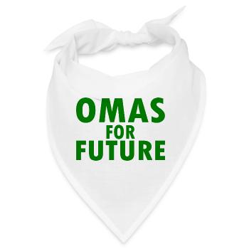 Omas for future - Bandana - Weiß - Vorne