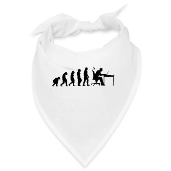 Evolution Of Man Coding Software Developer Program - Bandana - Weiß - Vorne