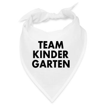 Team kindergarten - Bandana - Weiß - Vorne