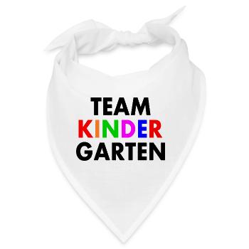Team kindergarten - Bandana - Weiß - Vorne