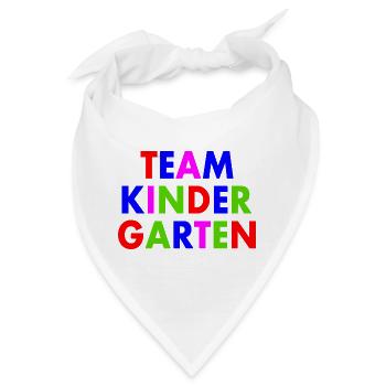 Team kindergarten - Bandana - Weiß - Vorne