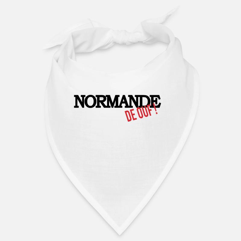 Normande de ouf (noir) Bandana