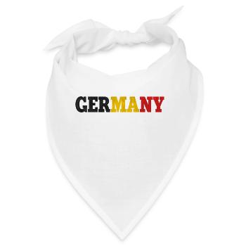 Deutschland - Bandana - Weiß - Vorne