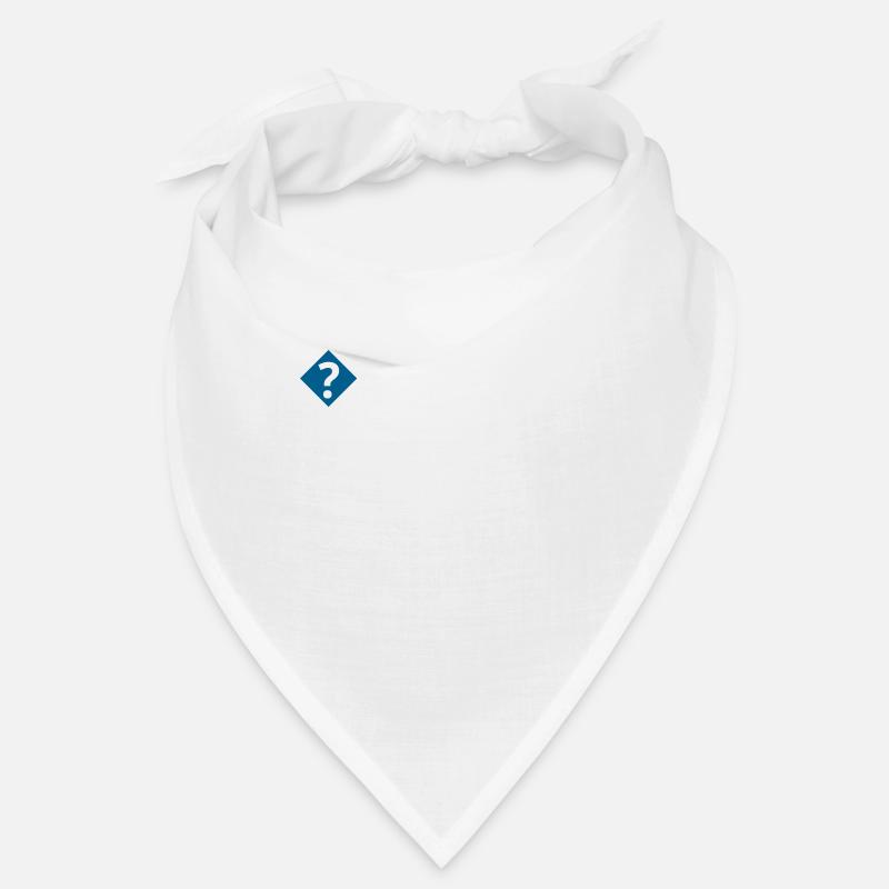 J’aime Unicode / Je déteste Unicode / Je ? Unicode - Bandana - blanc