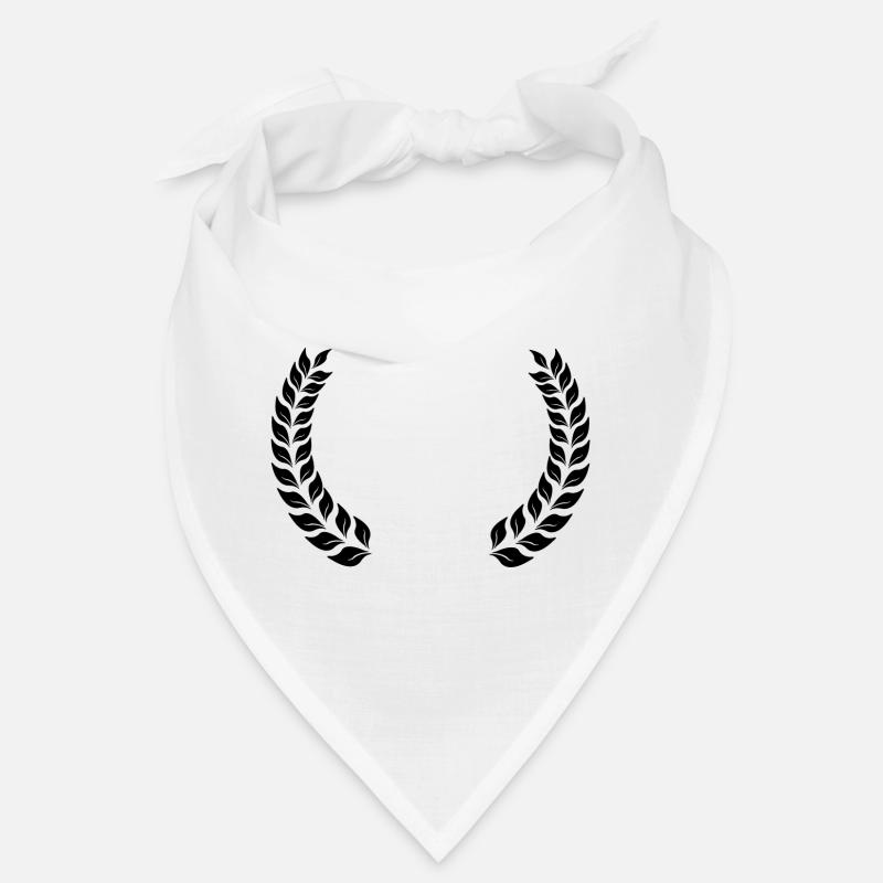 Laurel wreath open space Bandana