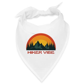 Wanderer, Wanderer, Wanderfreund - Bandana - Weiß - Vorne