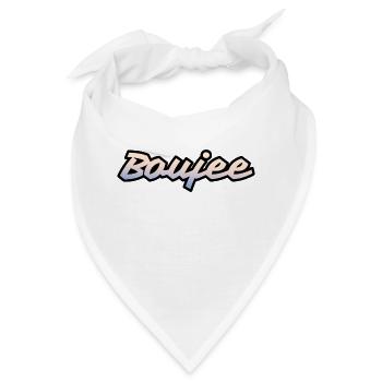 Boujee Trendige Wörter Slang Typografie Design - Bandana - Weiß - Vorne