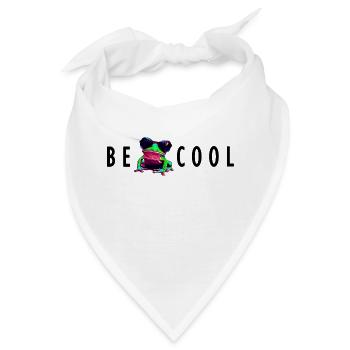 frog be cool - Bandana - Weiß - Vorne