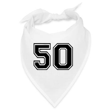 50 - Bandana - Weiß - Vorne