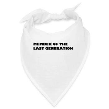 Last Generation - Bandana - Weiß - Vorne