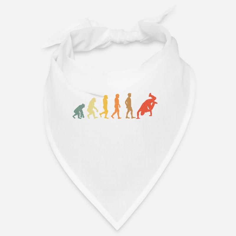 Breakdance Evolution vintage rétro - Bandana - blanc
