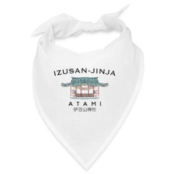 Atami, Izusan-jinja Shrine, Shizuoka, Japan - Bandana - Weiß - Vorne