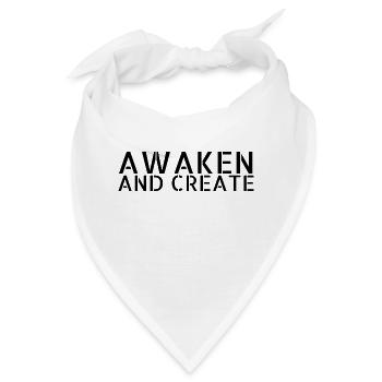 happy gift idea present idea fostering innovation - Bandana - Weiß - Vorne