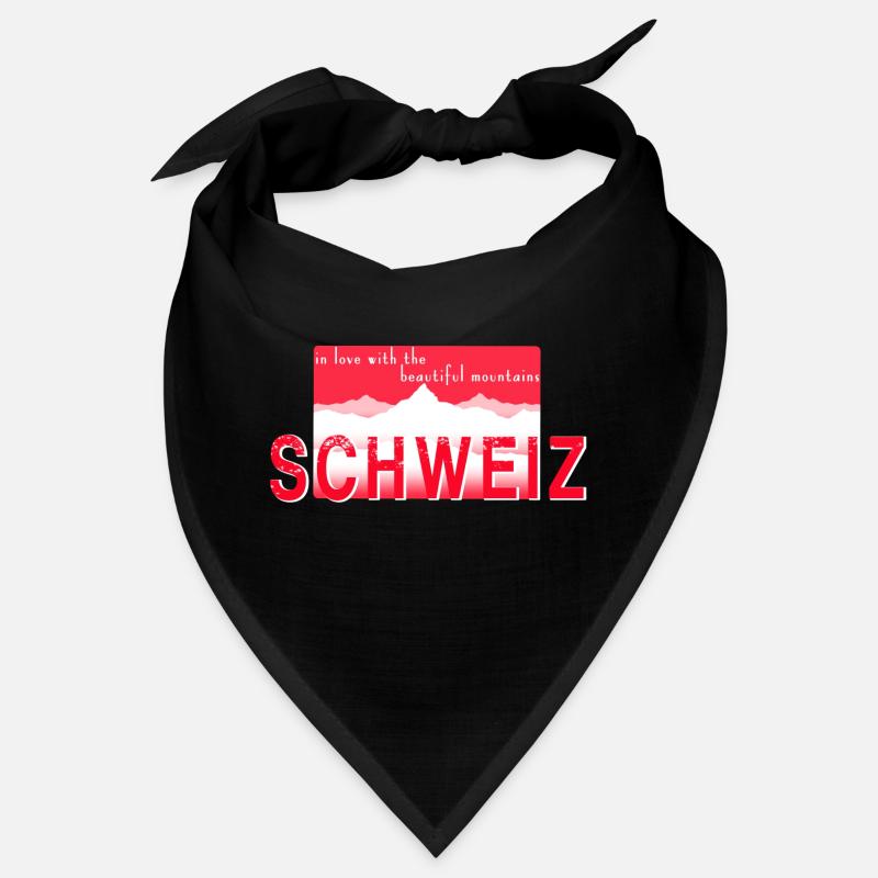 Schweiz Berge Bandana