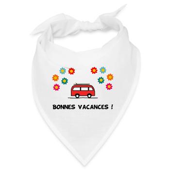 FROHE FEIERTAGE - Bandana - Weiß - Vorne