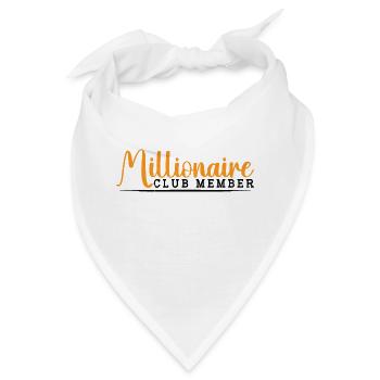 Millionaire Club Member 37 - Bandana - Weiß - Vorne
