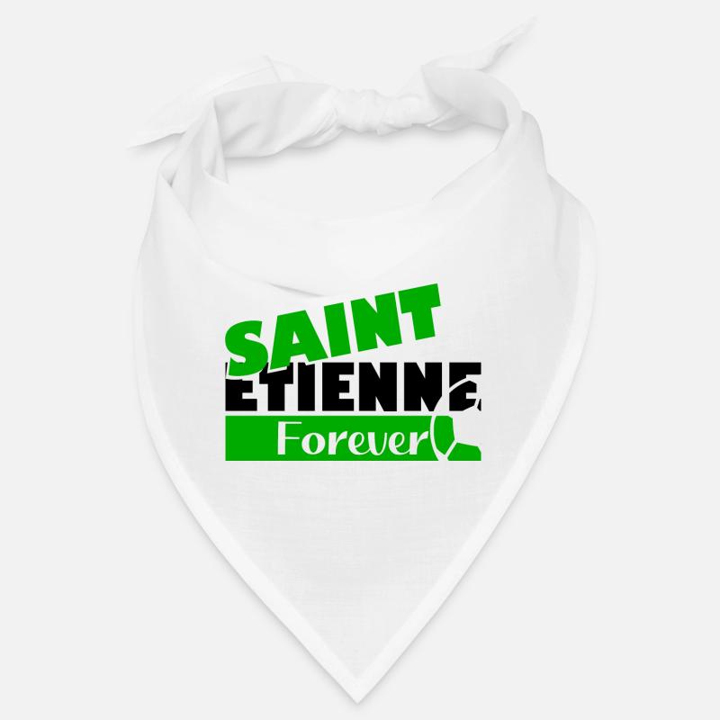 Saint Etienne Forever Bold Logo Tee - Bandana - blanc