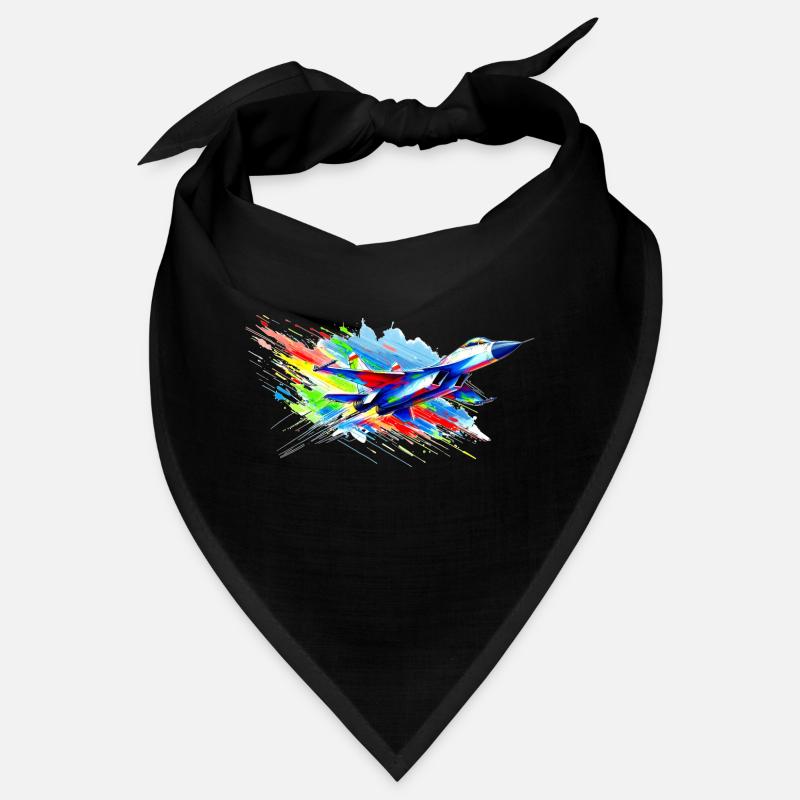 Fighter Jet - Color Splash Bandana