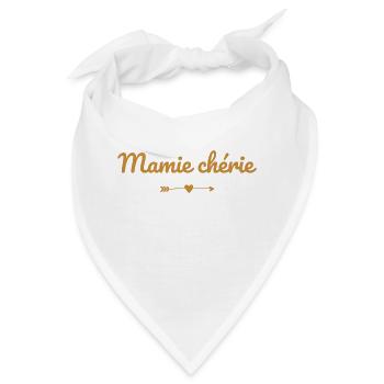 Geliebte Mutter - Bandana - Weiß - Vorne