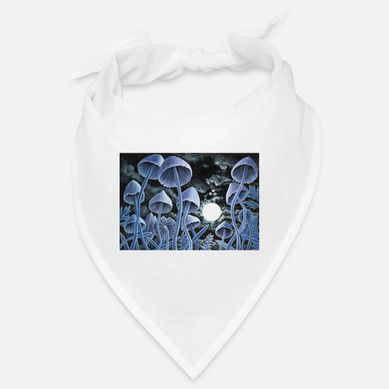 Twelve magic mushrooms at full moon Bandana