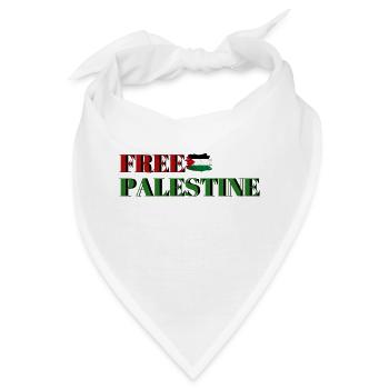 FREIES PALÄSTINA FÜR IMMER - Bandana - Weiß - Vorne
