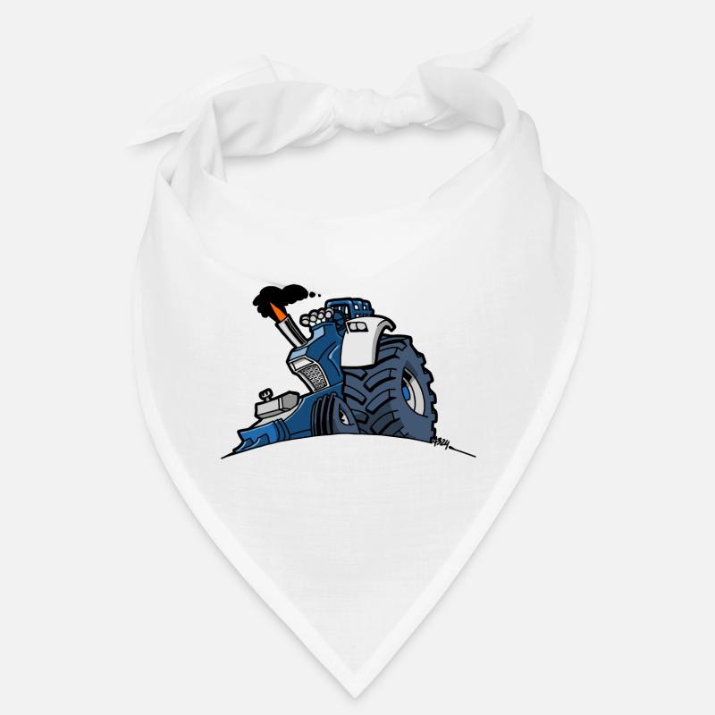 1293 DRAWSMALL BLEU Bandana
