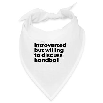 Handball Handball Handball - Bandana - Weiß - Vorne