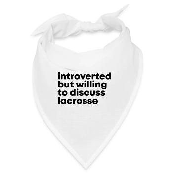 Lacrosse Lacrosse Lacrosse - Bandana - Weiß - Vorne