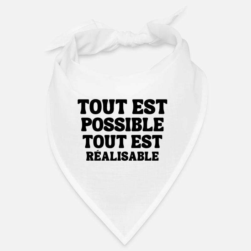 everything is possible, everything is achievable Bandana