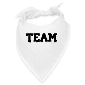 team - Bandana - Weiß - Vorne
