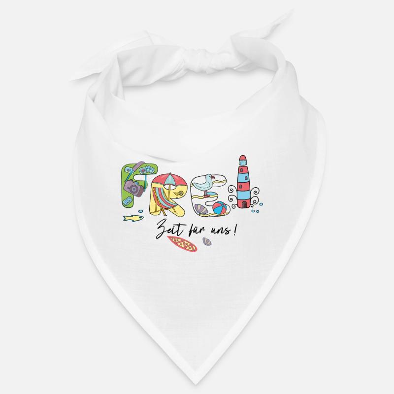 Freizeit Urlaub - Bandana - Weiß