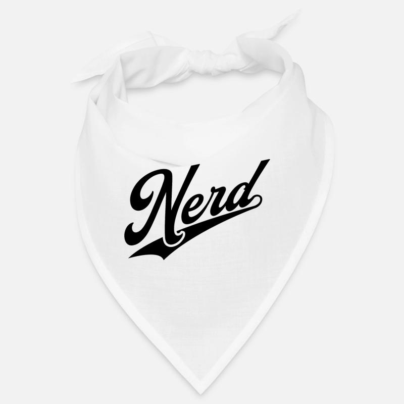 NERDY forever - NERD retro noir Bandana