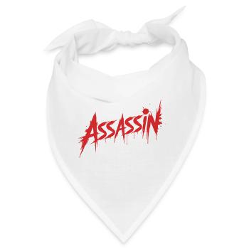 Assassine – Killer Blood Design - Bandana - Weiß - Vorne