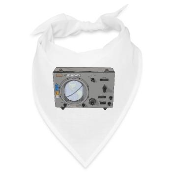 Globus Vintage Navigation Analoges Gerät - Bandana - Weiß - Vorne