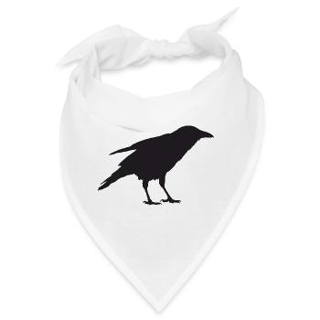 Krähe II - Bandana - Weiß - Vorne