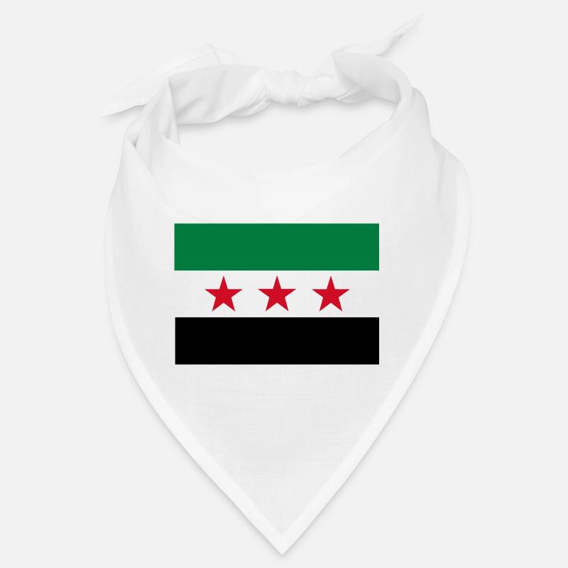 Drapeau étoile vert blanc noir Bandana