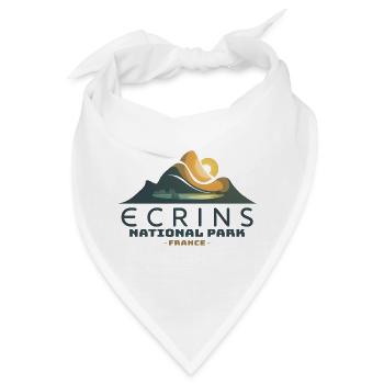 Nationalpark Écrins Französische Alpen Gletscher - Bandana - Weiß - Vorne