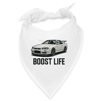 Boost Life Street Racer - Bandana - Weiß - Vorne
