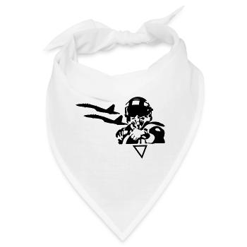 Pilot - Bandana - Weiß - Vorne