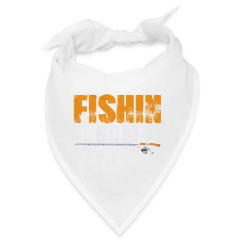 Angler Fischer Angeln Sportfischer - Bandana - Weiß - Vorne