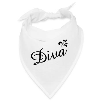 Diva aus Hessen - Schöne Motive rund um Hessen - Bandana - Weiß - Vorne