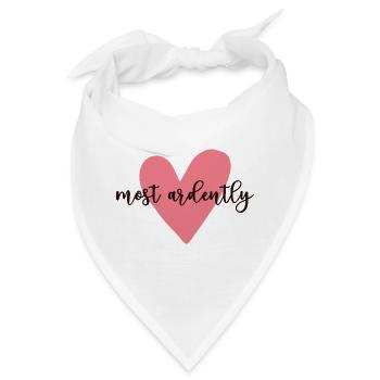 Stolz und Vorurteil Mr. Darcy – Mit größter Leidenschaft V - Bandana - Weiß - Vorne